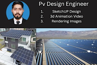 design your solar pv system using sketchup and pvsyst