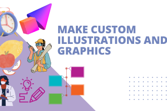 make digital illustrations, infographics, and drawings