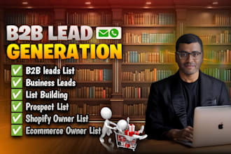 do b2b lead generation, data enrichment, ecommerce leads, shopify owner list