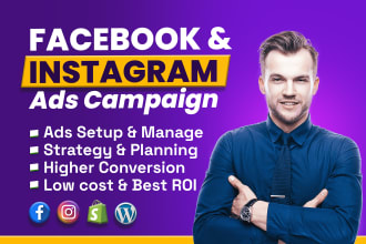 be your facebook ads campaign manager, run fb ads campaign, shopify fb ads