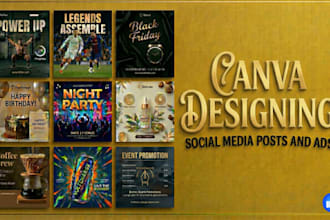 design professional social media posts and ads