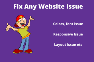fix website responsive issues and make it mobile friendly