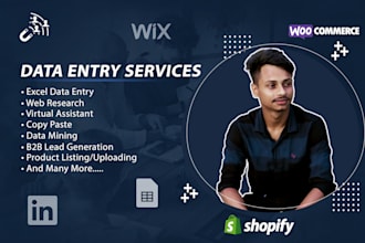 do faithfully data entry, web research, lead generation, VA