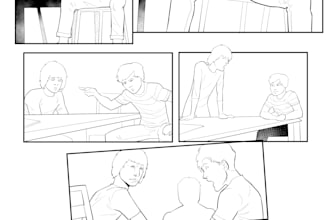 ink and colour your comic book pencils