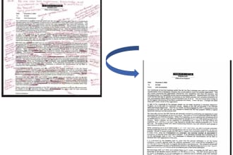 clean up any marking or stains on pdf or scanned files