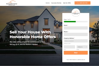 redesign property management, real estate website chatbot wix website design