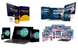 design 3d ecover bundle, digital product mockup