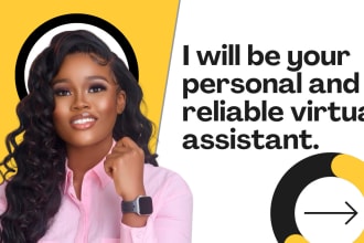 creative personal virtual assistant, administrative executive digital assistant