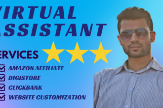 be your virtual assistant for amazon affiliate, impact and digistore