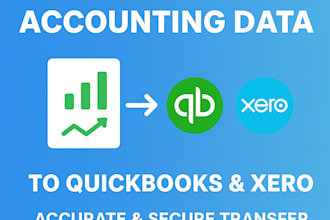 migrate data from accounting software to quickbooks, xero