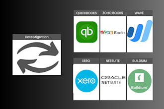 migrate data from accounting software to quickbooks, xero