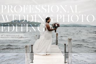 edit wedding photos to be naturally stunning and moody
