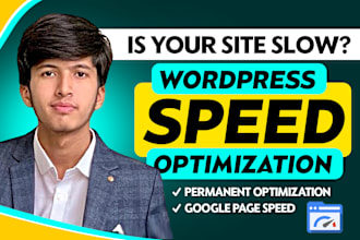 do wordpress website speed optimization, increase page speed