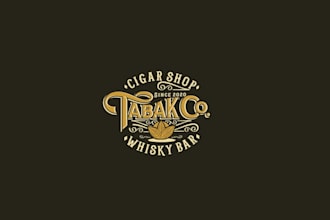 do elegant bar logo design with unlimited revision