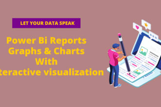 create power bi dashboard report  with advance dax and interactive visualization