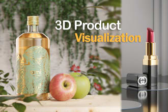 create 3d product model and realistic rendering