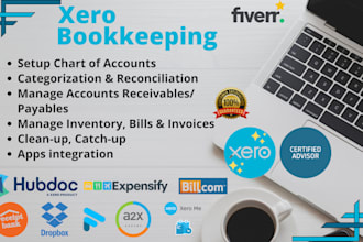do bookkeeping and cleanup in xero