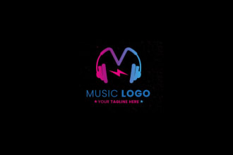 design wonderful entertainment music dance logo