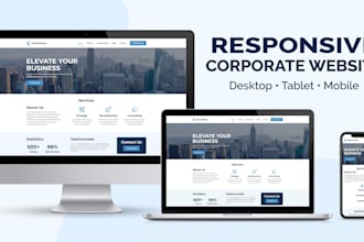 design a corporate website