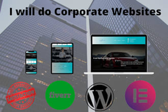design a corporate website