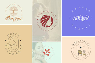 design a hand drawn feminine beauty, wellness, and spa logo