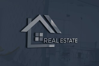 do real estate, construction, company logo designs for you