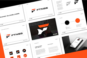design your brand kit and logo
