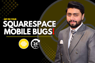 fix squarespace website responsive mobile issues professionally