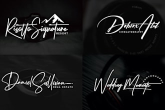 design photography signature logo, or watermark