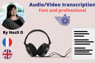 transcript you audio or video documents