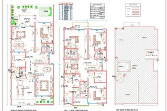 create architecture plans for builders in autocad or revit,