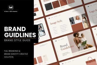 design logo brand style guide brand guideline brand book branding identity kit