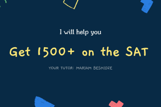 tutor you to score above 1500 on your sat
