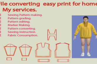 make digital sewing pattern