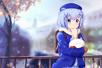 draw beautiful anime art and illustration