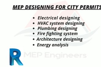 do revit mep bim designing,plumbing,electrical,hvac system