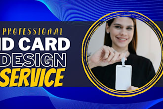 design id badge, name card, press pass, lanyard, student card