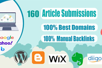 create premium article backlinks accordingly your site niche