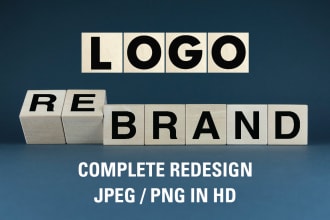 rebrand and recreate your old logo design with new look