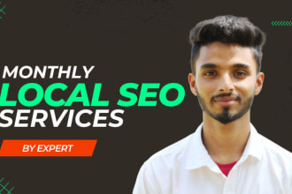 provide monthly local SEO services for google top ranking