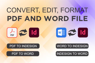 convert pdf and microsoft word to adobe indesign