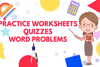 create math question answers and custom worksheets