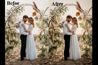 do professional photo editing, color correction and retouching