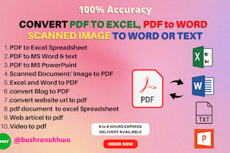 convert scanned image to word, pdf to docs, website into pdf