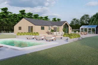 create photorealistic model and exterior 3d rendering