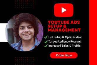 setup and manage youtube ads for fast growth via google ads