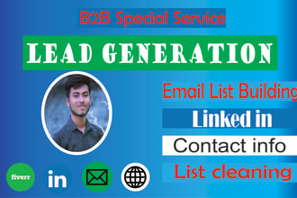 do  b2b  lead generation for any industry