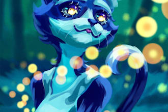 draw any furry character you choose, nsfw or sfw