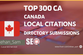 canadian local citations directory submission for local SEO
