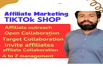 manage your tiktok shop affiliate marketing